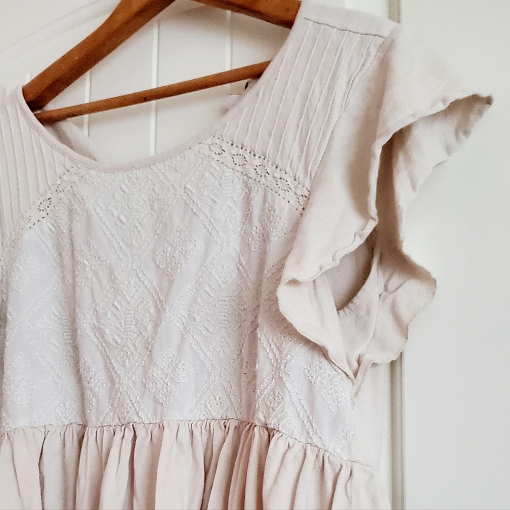 Wanderly cream boho blouse - Picture 5 of 6